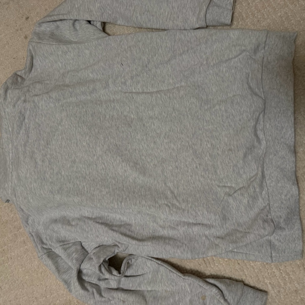 Celine Light Gray Logo Pullover Hoodie - Picture 4 of 4